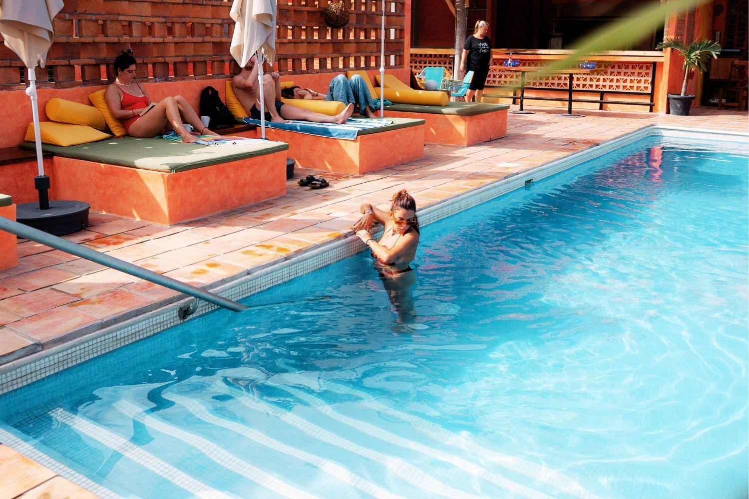Casa Pepe Hotel Sayulita Ngoại thất bức ảnh The pool at the hotel